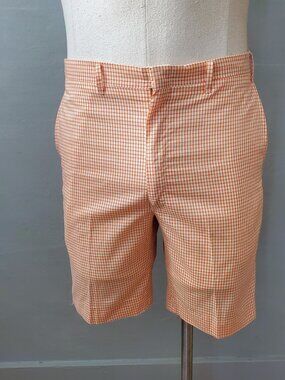 70's Ivy Style Tropical Weight Bermuda Shorts/ Vintage Collegiate Short Trousers